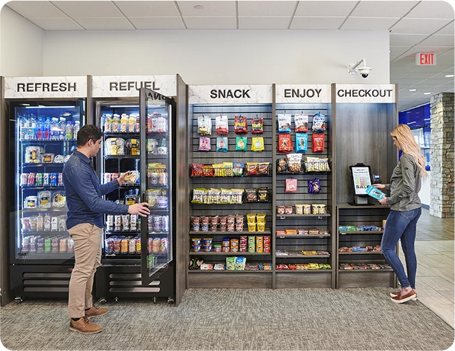 Micro market breakroom